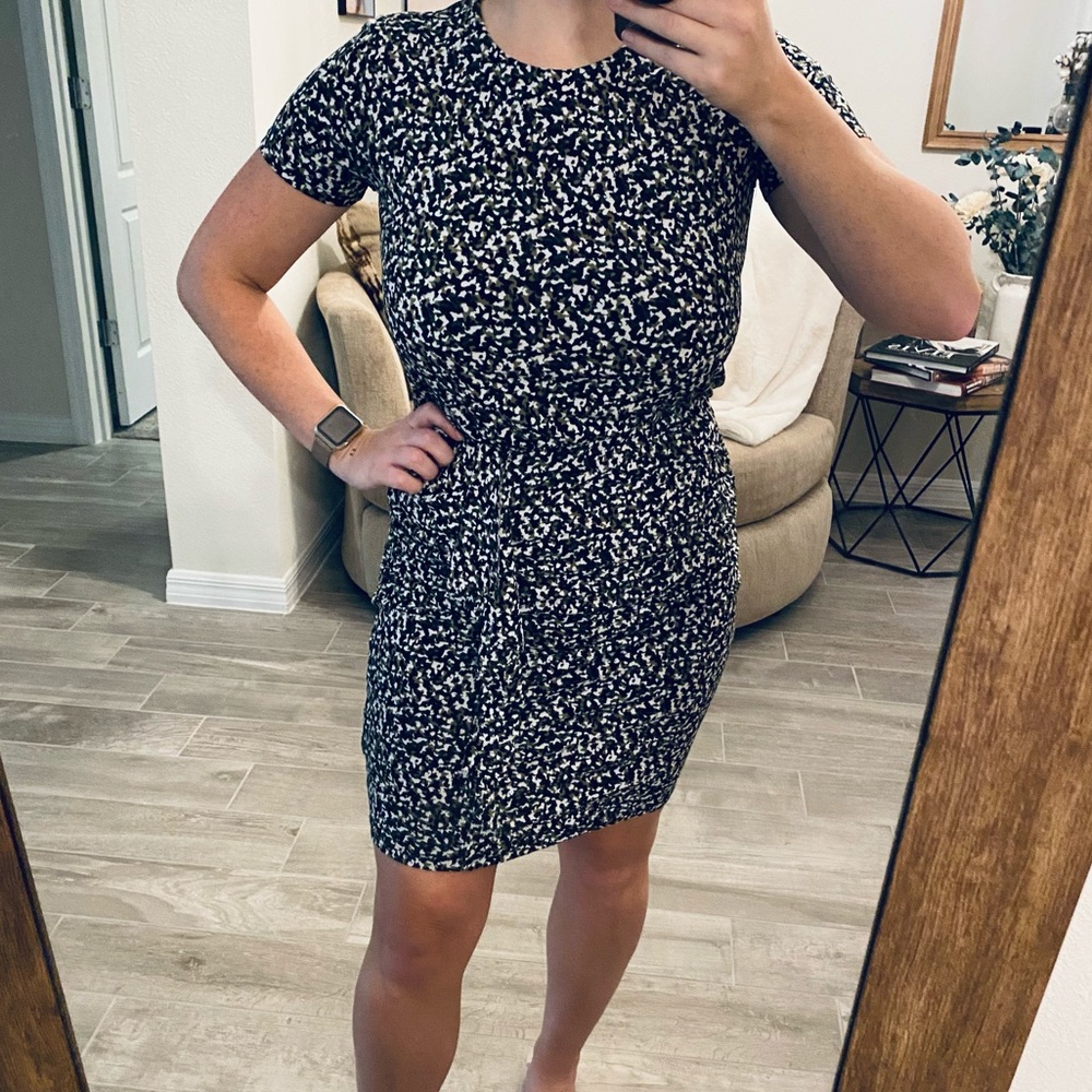 Michael Kors Camo Print Jersey Dress